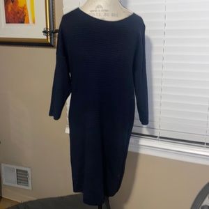 Giordano Navy Sweater Dress - 02